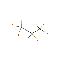 Perfluoroisopropyl iodide formula graphical representation