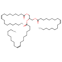Triolein formula graphical representation