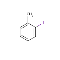 2-Iodotoluene formula graphical representation