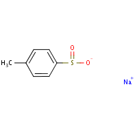 Sodium p-toluenesulfinate formula graphical representation