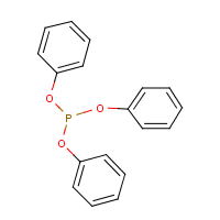 Triphenyl phosphite formula graphical representation