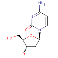 Deoxycytidine formula graphical representation