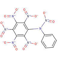 Hexanitrodiphenylamine formula graphical representation