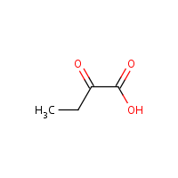 alpha-Ketobutyric acid formula graphical representation