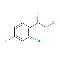 2,4-Dichlorophenacyl chloride formula graphical representation