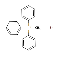 Methyltriphenylphosphonium bromide formula graphical representation