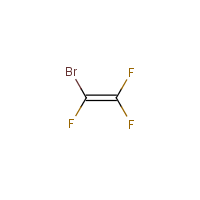 Bromotrifluoroethylene formula graphical representation