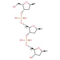 Deoxyribonucleic acid formula graphical representation