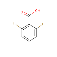 2,6-Difluorobenzoic acid formula graphical representation