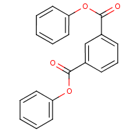 Diphenyl isophthalate formula graphical representation