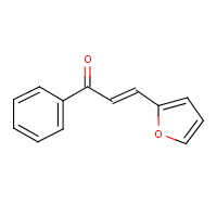 Acrylophenone, 3-(2-furyl)- formula graphical representation