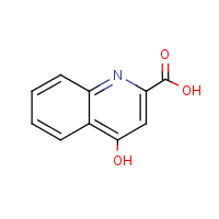 Kynurenic acid formula graphical representation
