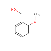 2-Methoxybenzyl alcohol formula graphical representation