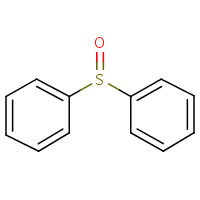 Diphenyl sulfoxide formula graphical representation