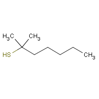 2-Methyl-2-heptanethiol formula graphical representation