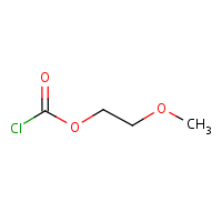 2-Methoxyethyl chloroformate formula graphical representation