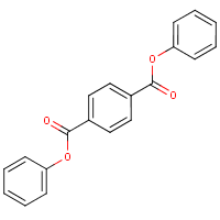 Diphenyl terephthalate formula graphical representation