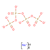Sodium tetraphosphate formula graphical representation