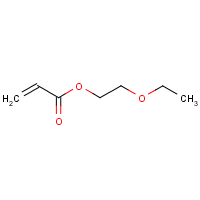 2-Ethoxyethyl acrylate formula graphical representation
