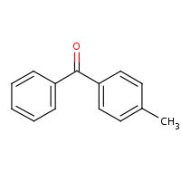 4-Methylbenzophenone formula graphical representation