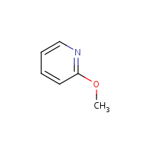 2-Methoxypyridine formula graphical representation