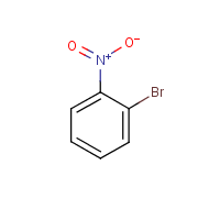 2-Bromonitrobenzene formula graphical representation