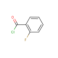 2-Fluorobenzoyl chloride formula graphical representation