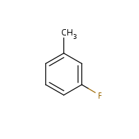 m-Fluorotoluene formula graphical representation