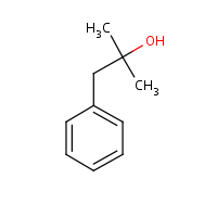 2-Methyl-1-phenyl-2-propanol formula graphical representation