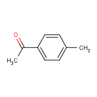4'-Methylacetophenone formula graphical representation