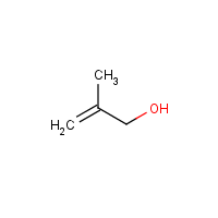 2-Methylallyl alcohol formula graphical representation