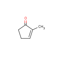 2-Methyl-2-cyclopenten-1-one formula graphical representation