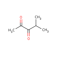 4-Methylpentane-2,3-dione formula graphical representation