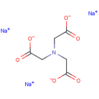 Trisodium nitrilotriacetate formula graphical representation