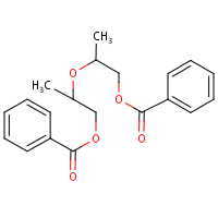 Dipropylene glycol dibenzoate formula graphical representation
