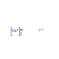 Sodium phosphide formula graphical representation