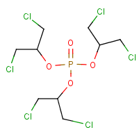 Tris(1,3-dichloro-2-propyl)phosphate formula graphical representation