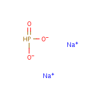 Sodium phosphite formula graphical representation