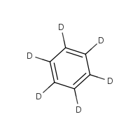 Benzene-d6 formula graphical representation