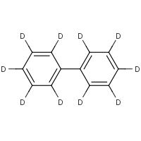 Biphenyl-d10 formula graphical representation