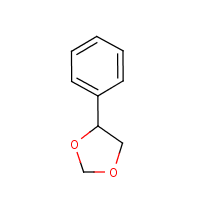 4-Phenyl-1,3-dioxolane formula graphical representation