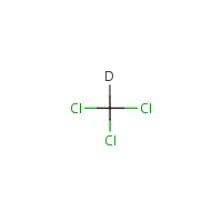 Chloroform-d formula graphical representation