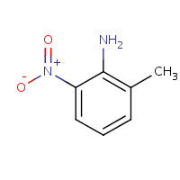 2-Methyl-6-nitroaniline formula graphical representation