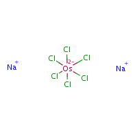 Disodium hexachloroosmate formula graphical representation