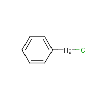 Phenylmercuric chloride formula graphical representation