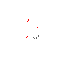 Calcium chromate formula graphical representation