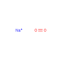 Sodium superoxide formula graphical representation