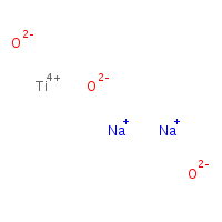 Disodium titanate formula graphical representation