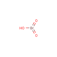 Bromic acid formula graphical representation