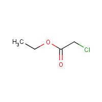 Ethyl chloroacetate formula graphical representation